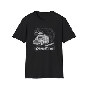 Vanlife Road Trip T-Shirt — "Vancillary" Camper Van Adventure Tee