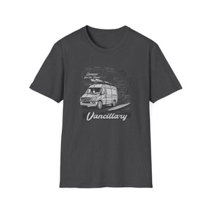 Vanlife Road Trip T-Shirt — "Vancillary" Camper Van Adventure Tee