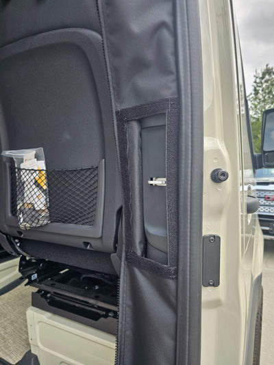 2025+ Mercedes Sprinter Side Sliding Door Insect Screen with New Door Latch