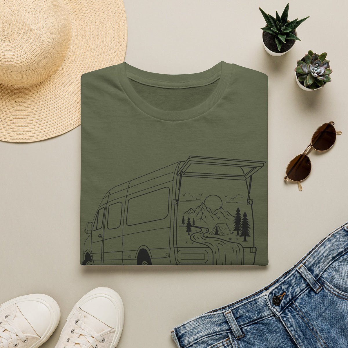 Open Roads Within Casual Unisex Tee