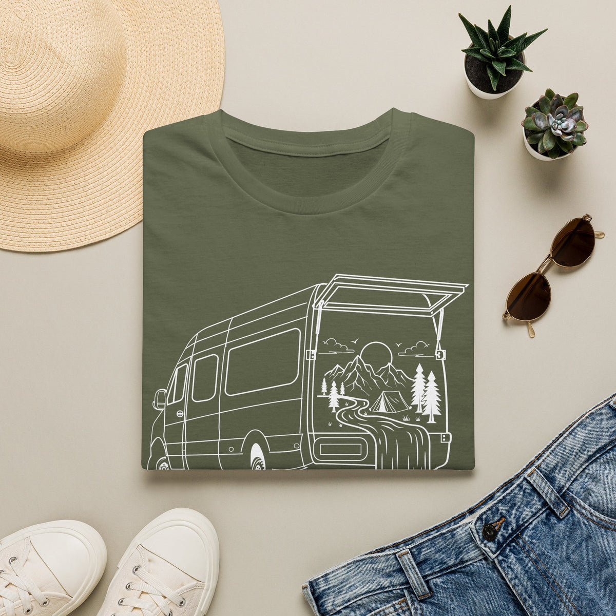 Open Roads Within Casual Unisex Tee