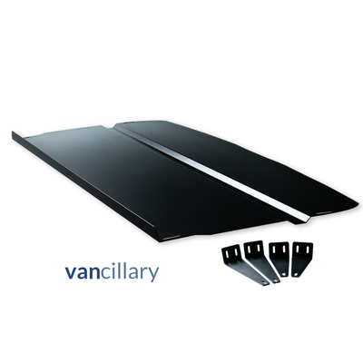 Sprinter Van Headliner Shelf in Aluminum